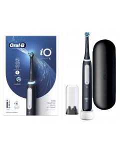Электрическая зубная щетка iO Series 4 Black футляр черная Oral-b