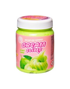 Слайм Cream Slime с ароматом лайма 250 г Nobrand