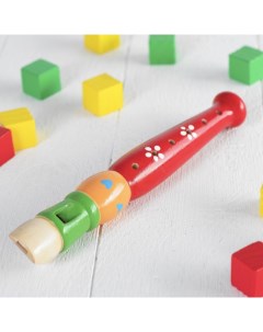 Музыкальная игрушка Дудочка средняя цвета МИКС Лесная мастерская