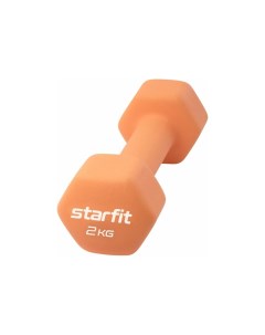 Гантель неопреновая DB 201 2 кг оранжевый пастель Starfit