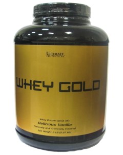 Протеин Whey Gold 2270 г vanilla Ultimate nutrition