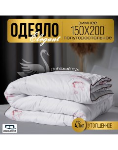 Одеяло Elegant 1 5 спальное 150х200 зимнее утолщенное Suhomtex