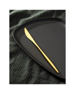 Нож столовый Magistro Оску базис h 23 см цвет золотой Nobrand