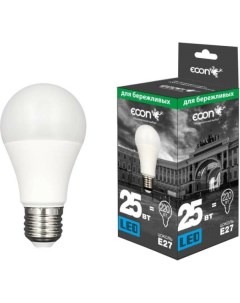 Светодиодная лампа ECON LED A 25Вт E27 4200K A67 ES 7125020 Nobrand