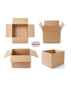 Коробка для переезда перевозки и хранения 28 5х28 5х62 см 50 шт Nobrand