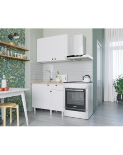 Кухонный гарнитур Деми 60 см белый бежевый Нк-мебель