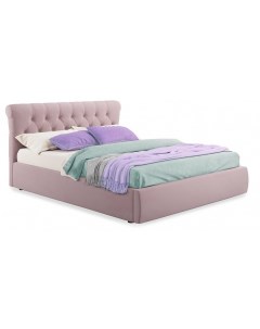 Кровать полутораспальная Ameli 2000x1400 с подъемным механизмом лиловый Наша мебель