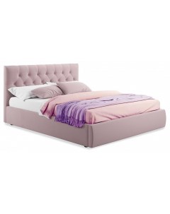 Кровать полутораспальная Verona 2000x1400 с ортопедическим основанием лиловый Наша мебель