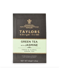 Чай зеленый с цветками жасмина 20 2 5г Великобритания Taylors of harrogate
