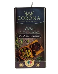 Масло оливковое OLIO EXTRA POMACE 5 литров Corona