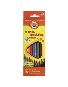 Набор цветных карандашей Triocolor 3133 18 18 цветов Koh-i-noor