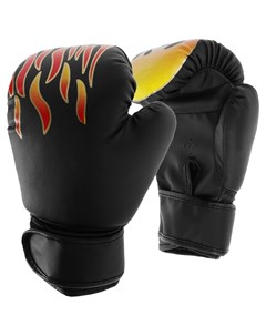 Перчатки боксерские подростковые цвет черный Nobrand