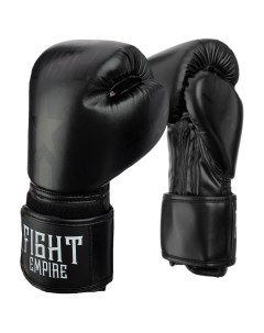 Перчатки боксерские детские 6 унций цвет черный Fight empire