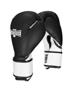 Перчатки боксерские spartacus черно белые размер 12 oz Fight empire