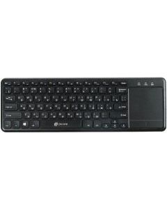 Клавиатура 830ST черный USB беспроводная slim Multimedia Touch Oklick