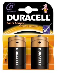 Батарейка LR20 Basic 2шт size D Duracell