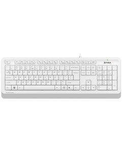 Клавиатура FK10 WHITE бело серая USB 1147536 A4tech