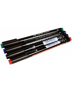 Набор 09 3995 9 маркеров E 140 permanent 0 3 мм для пленок и ПВХ черный красный зеленый синий Rexant