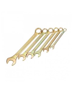 Набор ключей 12 5841 2 комбинированных 8 10 12 13 14 17 мм 6 шт желтый цинк Rexant