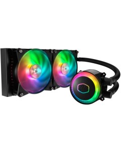 Система охлаждения жидкостная MasterLiquid ML240R RGB MLX D24M A20PC R1 All Socket алюминий 2 120mm  Cooler master