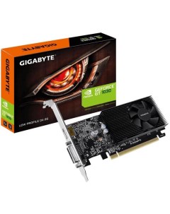 Видеокарта PCI E GeForce GT 1030 GV N1030D4 2GL 2GB Low Profile GDDR4 64bit 14nm DVI D HDCP HDMI RTL Gigabyte