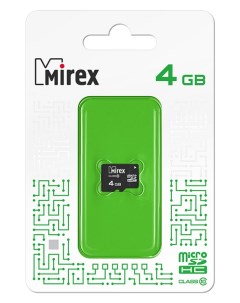 Карта памяти MicroSDHC 4GB 13612 MC10SD04 Class 10 Mirex