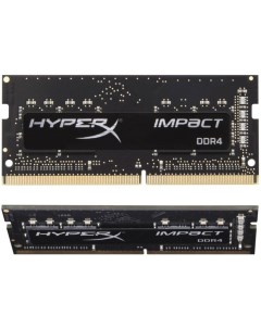 Модуль памяти SODIMM DDR4 32GB 2 16GB KF432S20IBK2 32 Impact 3200MHz CL20 1RX8 20 22 22 1 2V 16Gbit Kingston fury