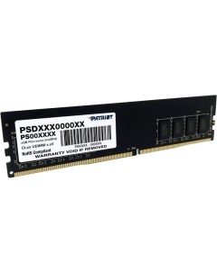 Модуль памяти DDR4 16GB PSD416G240081 Signature Line PC4 19200 2400MHz CL17 1 2V Patriot memory