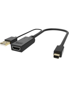 Переходник CG497 0 15M HDMI F USB miniDP M 4K 30Hz 0 15м Vcom
