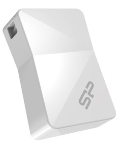 Накопитель USB 2 0 32GB Touch T08 SP032GBUF2T08V1W белый Silicon power