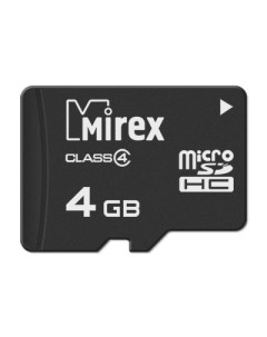 Карта памяти 4GB 13612 MCROSD04 microSDHC Class 4 Mirex