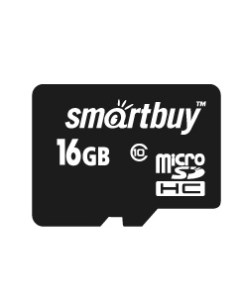 Карта памяти 16GB SB16GBSDCL10 00 SB16GBSDCL10 00 micro SDHC class 10 без адаптера Smartbuy