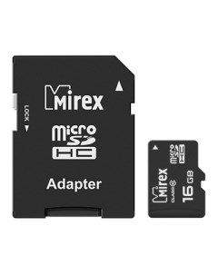 Карта памяти 16GB 13613 AD10SD16 microSDHC Class 10 SD адаптер Mirex