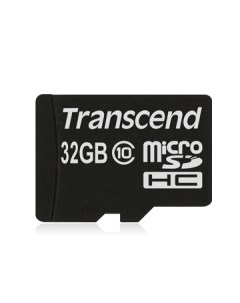 Карта памяти 32GB TS32GUSDC10 microSDHC Class 10 Transcend