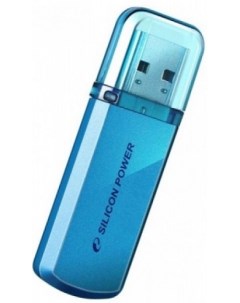 Накопитель USB 2 0 64GB Helios 101 SP064GBUF2101V1B синий Silicon power