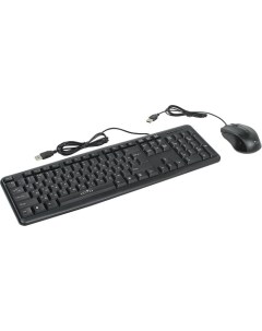 Клавиатура и мышь 600M черные USB 337142 Oklick
