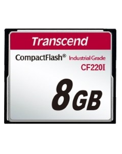 Промышленная карта памяти CompactFlash 8Gb TS8GCF220I 220x Industrial Transcend
