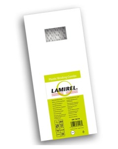 Пружина LA 78774 пластиковая Lamirel 32 мм белый 25шт Fellowes