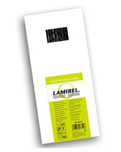Пружина LA 78669 пластиковая Lamirel 8 мм черный 100шт Fellowes