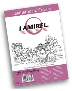 Обложка LA 78771 Lamirel Delta A4 картонные с тиснением под кожу кремовый 230г м 100шт Fellowes