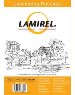 Пленка LA 78659 для ламинирования Lamirel А3 125мкм 100шт Fellowes