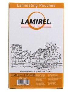 Пленка LA 78665 для ламинирования Lamirel 54x86мм 125мкм 100шт Fellowes
