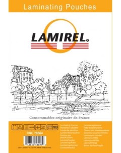 Пленка LA 78664 для ламинирования Lamirel 65x95мм 125мкм 100шт Fellowes
