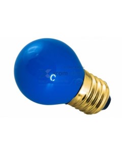 Лампа 401 113 накаливания e27 10 Вт синяя колба упак 10 шт Neon-night