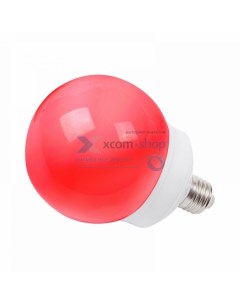 Лампа 405 132 шар e27 12 LED O100мм красная Neon-night