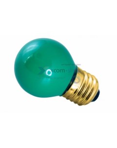 Лампа 401 114 накаливания e27 10 Вт зеленая колба упак 10 шт Neon-night