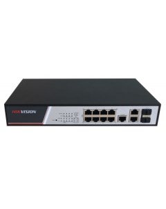 Коммутатор DS 3E2310P 8 RJ45 100M PoE 2 комбо порта 1000М Ethernet 1000M SFP таблица MAC адресов на  Hikvision
