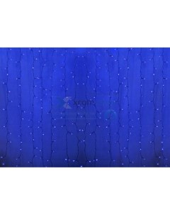 Гирлянда 235 153 6 светодиодный дождь 2х3м постоянное свечение прозрачный провод 230 В диоды синие 4 Neon-night