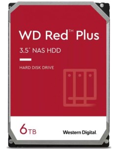 Жесткий диск 6TB SATA 6Gb s WD60EFZX WD Red Plus 3 5 5640rpm 128MB Western digital