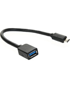 Кабель адаптер CU409 USB 3 1 Type C m USB 3 0 Af OTG 1 5A 5 0Gbps 0 2м Vcom